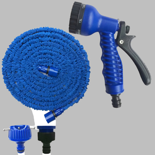 Expandable Garden Hose with Spray Nozzle